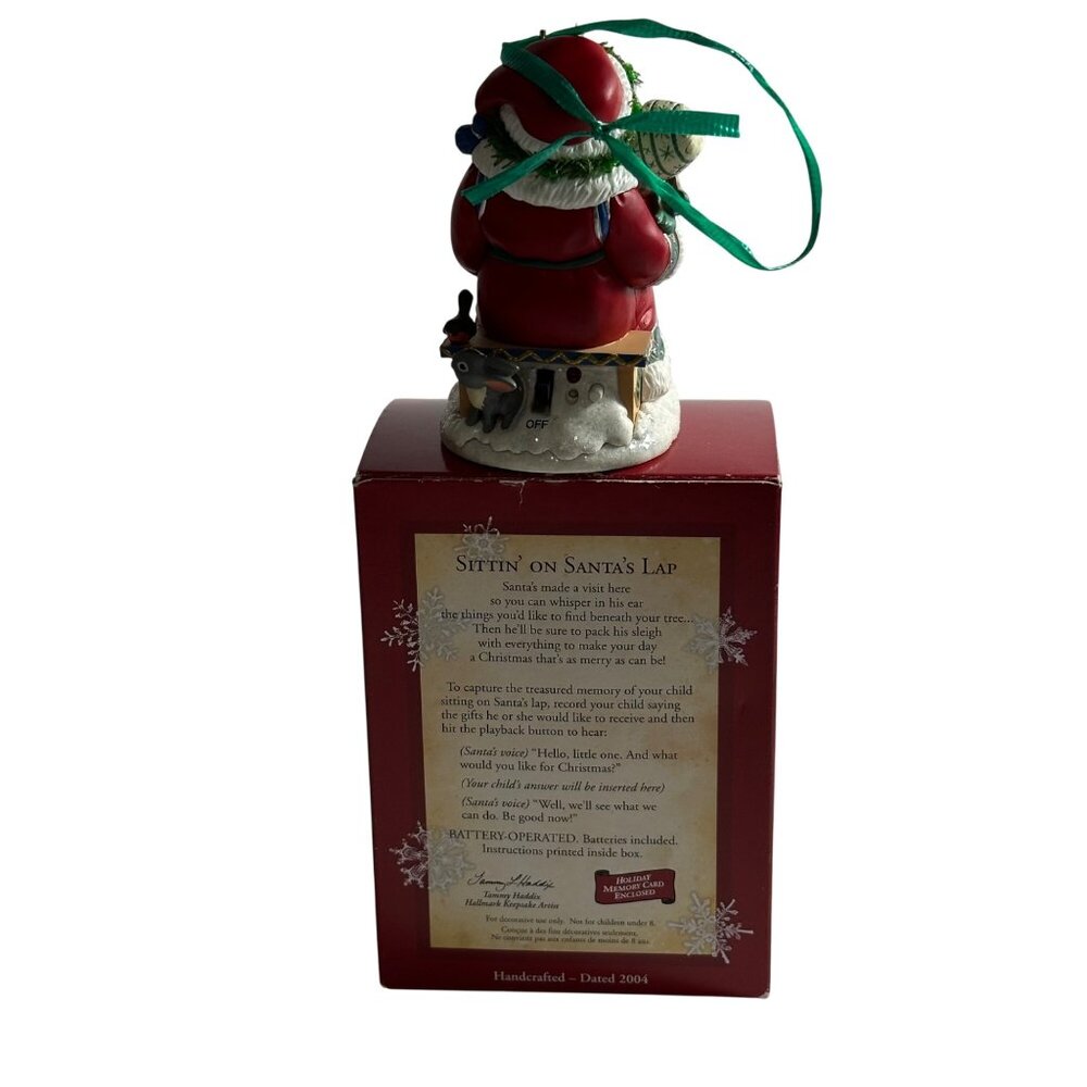 Hallmark Keepsake Ornament Sittin' On Santas Lap 2006 Christmas Untested - Picture 5 of 8